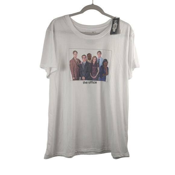 The Office Short Sleeve‎ Graphic T-Shirt White XXL Crew Neck Stylish TV Womens - Picture 1 of 7